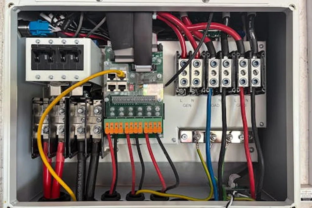 Panel AMF ATS dengan wiring internal