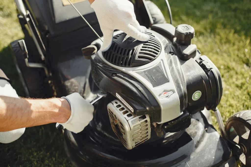 sparepart mesin potong rumput 4 tak lawn mower engine